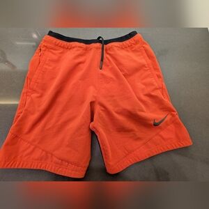 Nike Men's Orange Athletic Shorts